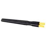 Warmbier 6104.Y.103. ESD flat brush hard, yellow nylon bristles 12,5 mm, conductive