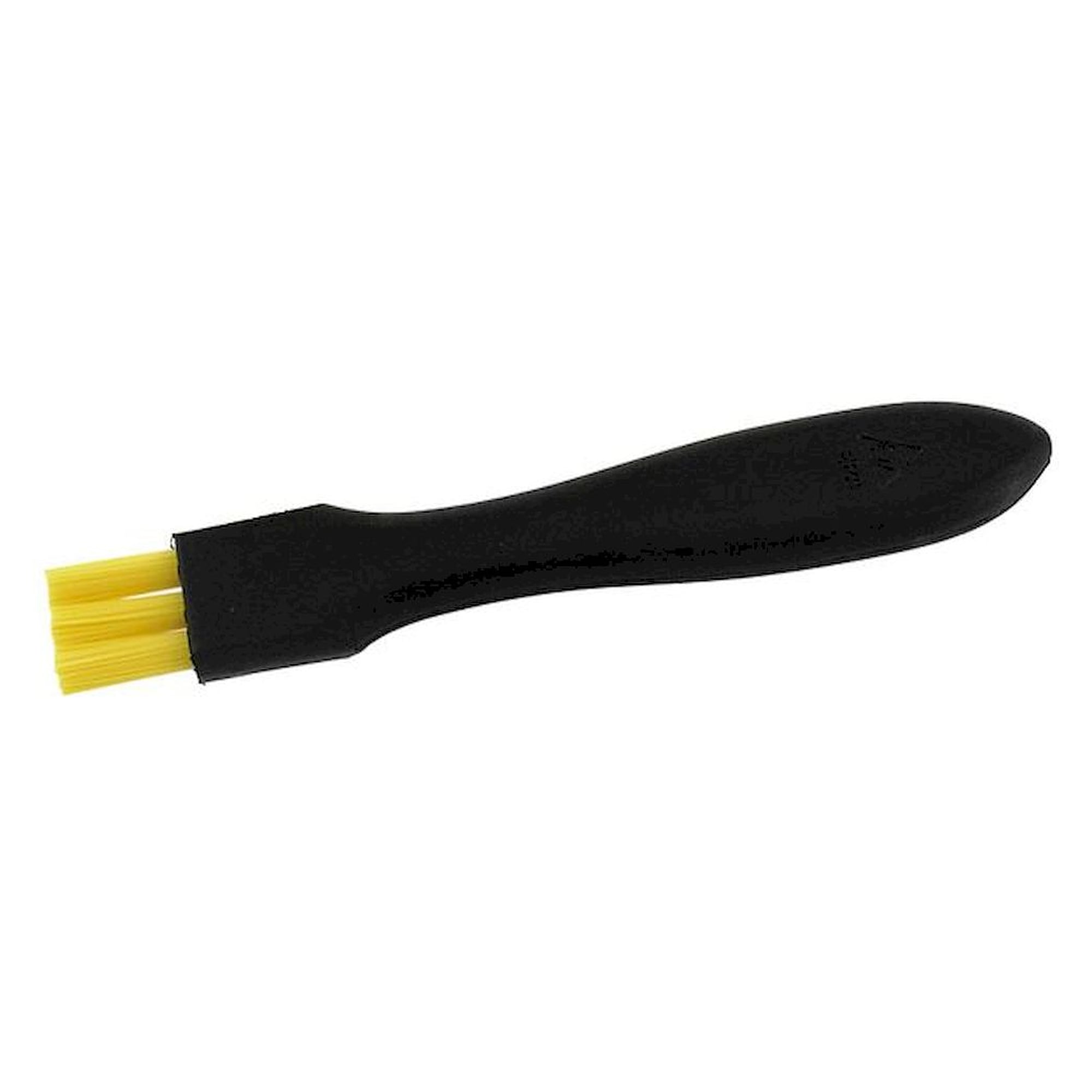 Warmbier 6104.Y.105. ESD flat brush hard, yellow nylon bristles 25 mm, conductive