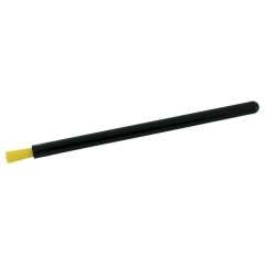 Warmbier 6104.Y.201. ESD brush hard, yellow nylon bristles 6 mm, conductive