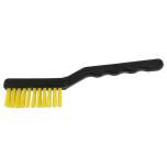 Warmbier 6104.Y.9001. ESD brush, hard, yellow nylon bristles, 30 mm