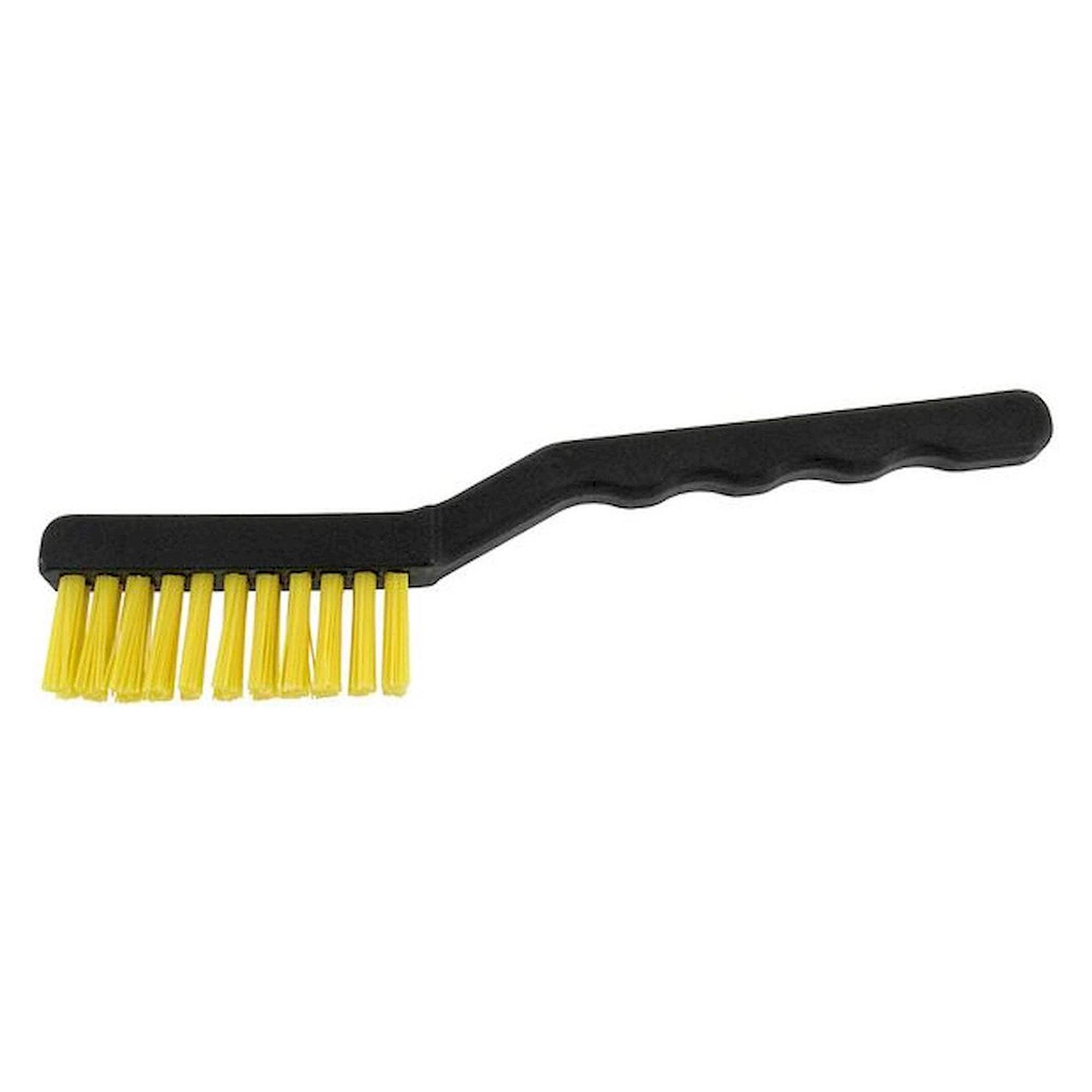 Warmbier 6104.Y.9002. ESD brush, hard, yellow nylon bristles, 60 mm