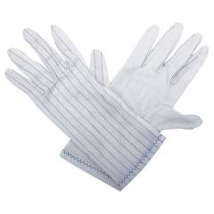 Warmbier 8745.0401.S. ESD glove polyester, with PVC knobs, S