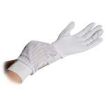 WarmbierESD glove polyester, with PVC nubs, PU = 10 pairs, L