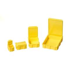 Warmbier 5101.Y.873. SMD folding box, with yellow lid, 16x12x15 mm