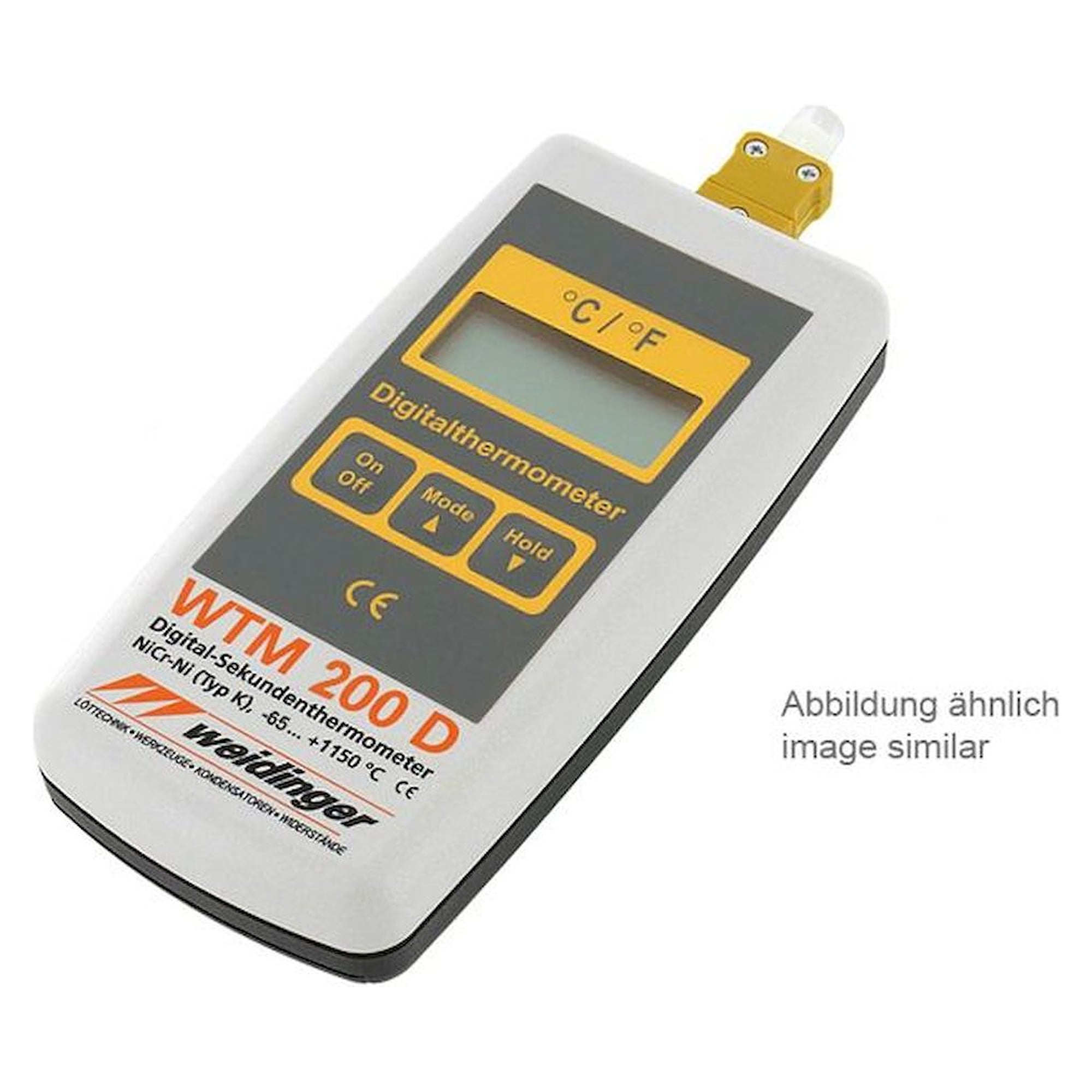 Temperature measuring device, digital