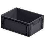 ESD container, black, 400x300x170 mm