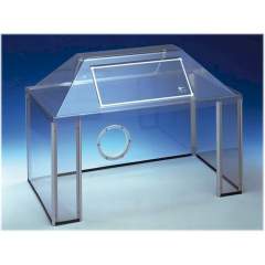 ULT 25-6045-35-0-4. Extraction cabinet 117 m³/h, 635x480x350 mm, transparent