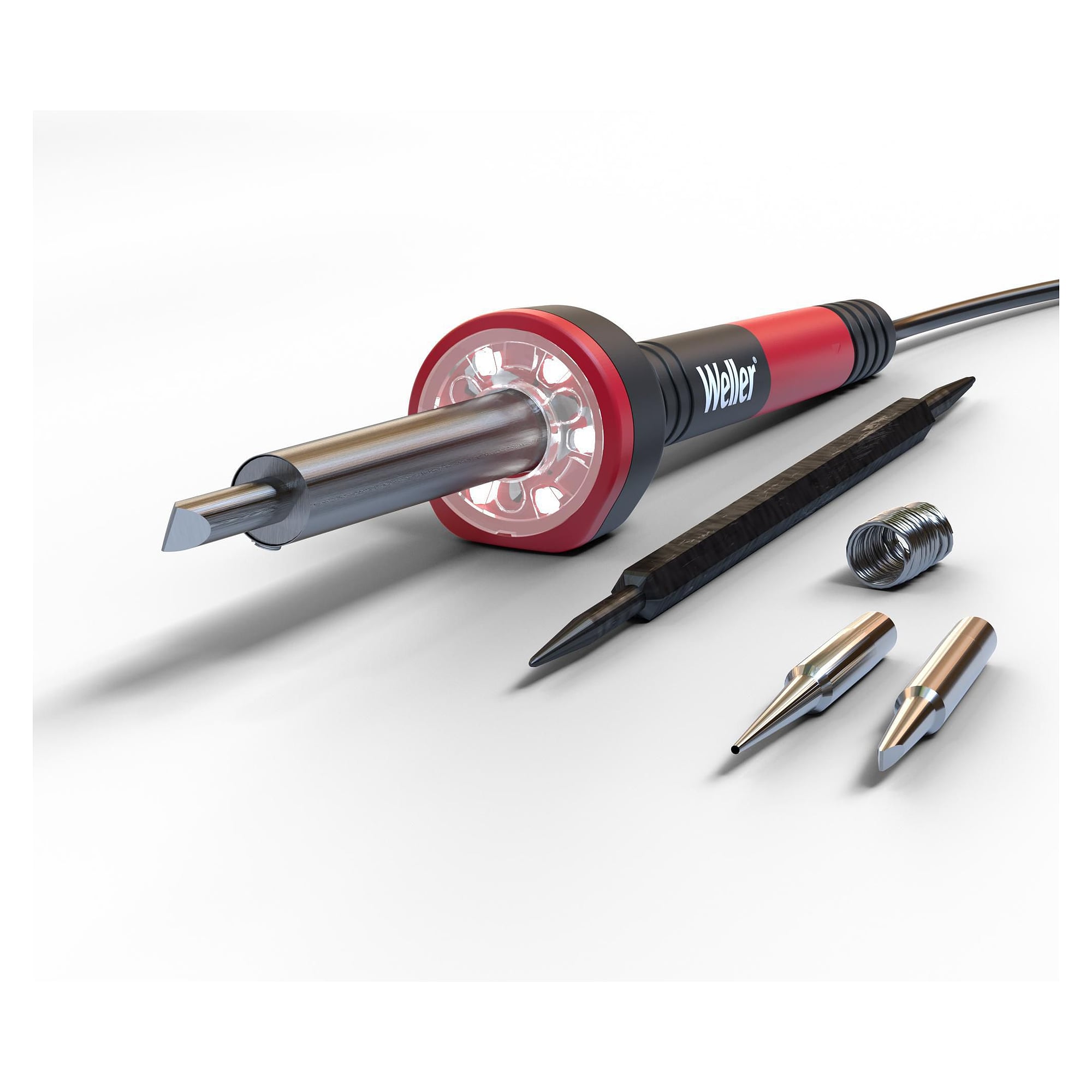 Kit fer à souder 60 W avec anneau LED, 230 V, fiche UK - Weller WLIRK6023G
