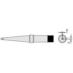 Weller 4PTK7-1. Waver soldering tip PT-K7 chisel-shaped long, 1.2x0.4 mm, 370 °C