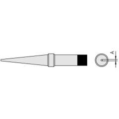 Weller 4PTO6-1. Waver soldering tip PT-O6 ro with shape long, width 0.8 mm, 310 °C