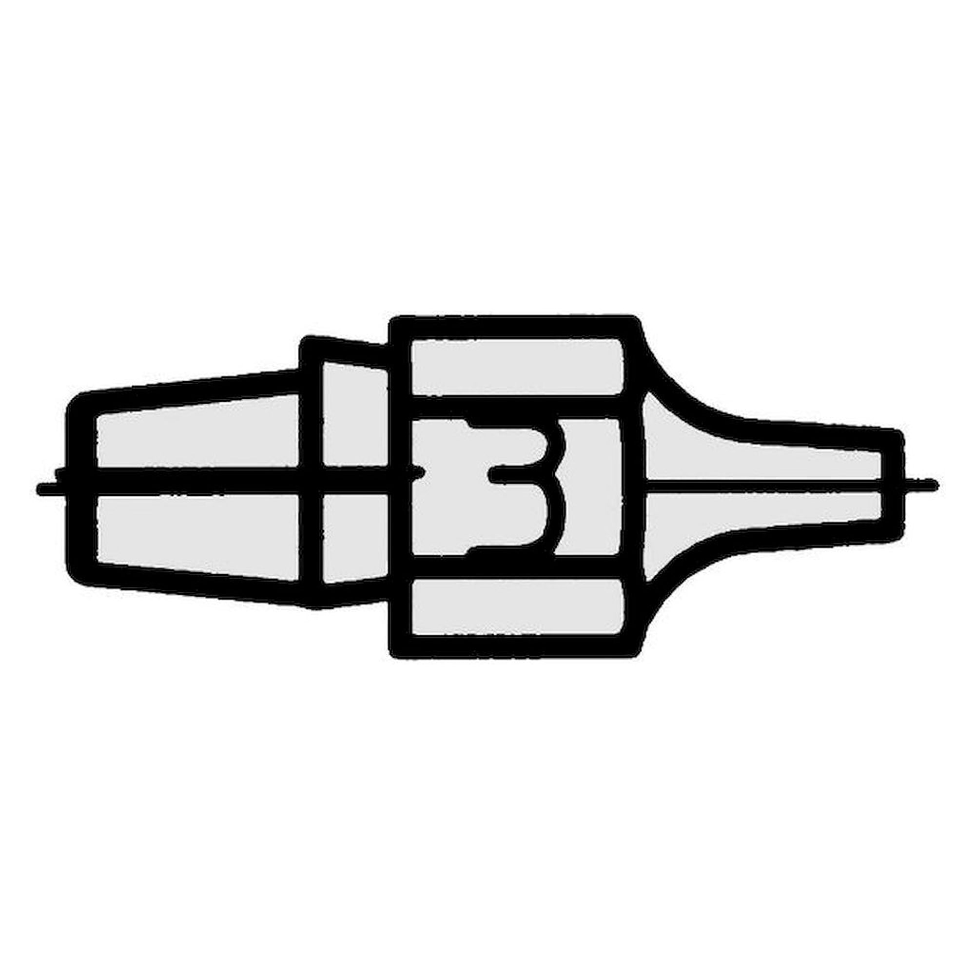 Weller T0051314399. DX 113 Saugdüse Außen 2,5 mm, Innen 1,2 mm