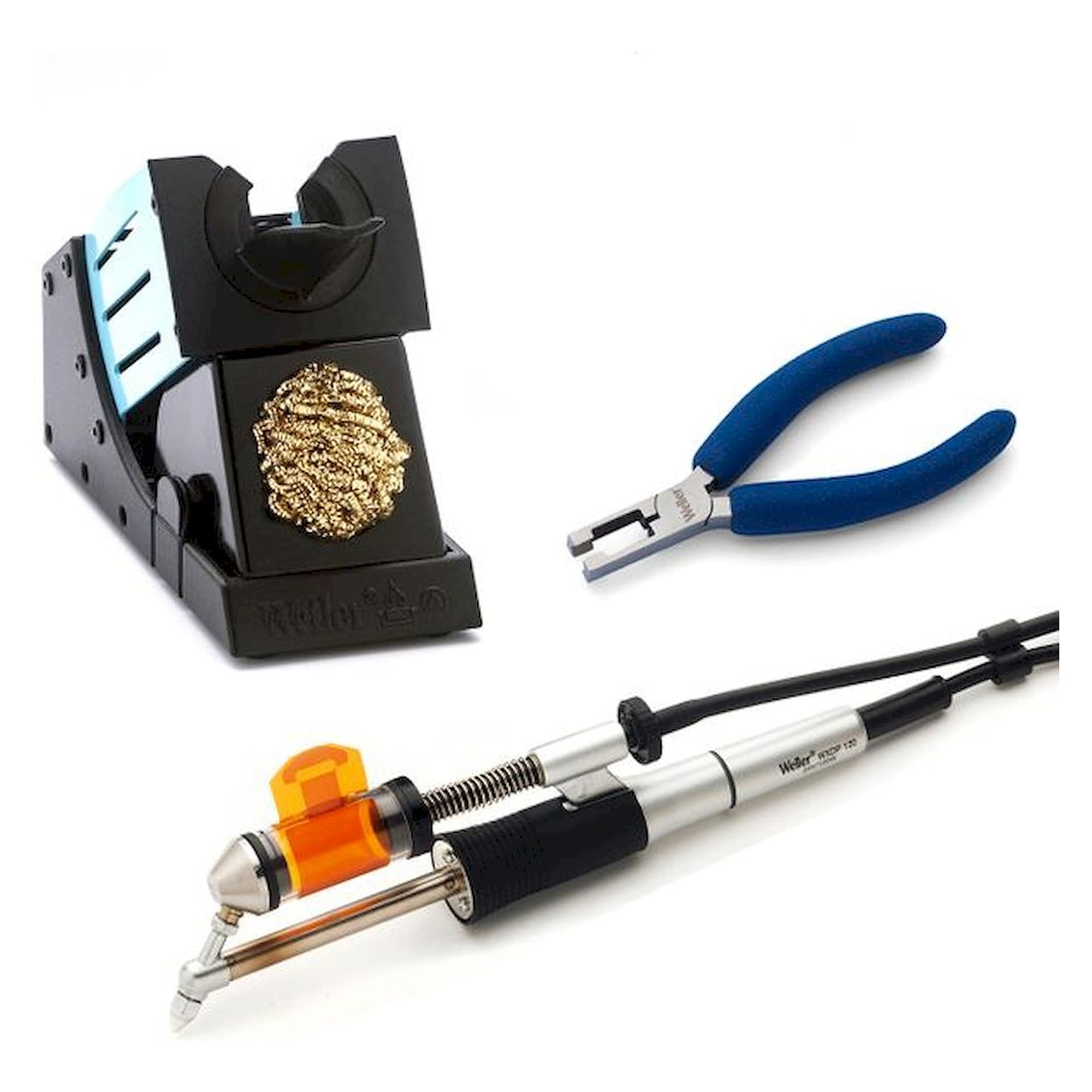 Weller T0051320299N. WXDP 120 Set, Desoldering iron with safety rest, 120 W, for horizontal work
