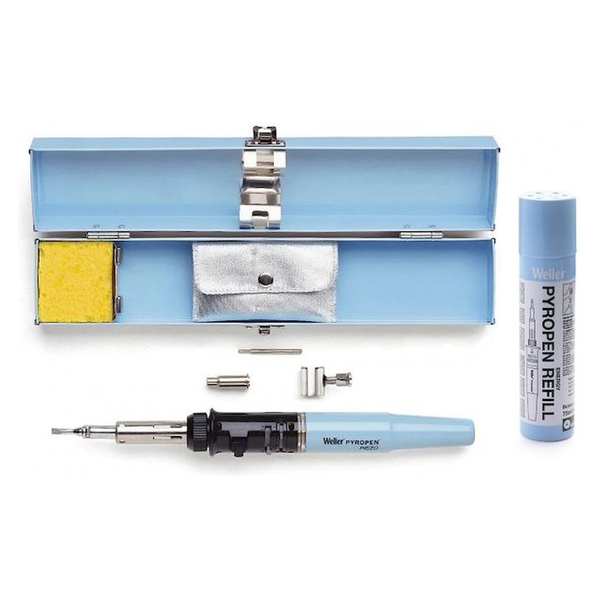 Weller T0051605999. PYROPEN PIEZO soldering iron set, Profi-Line, butane gas operated (self-igniting)