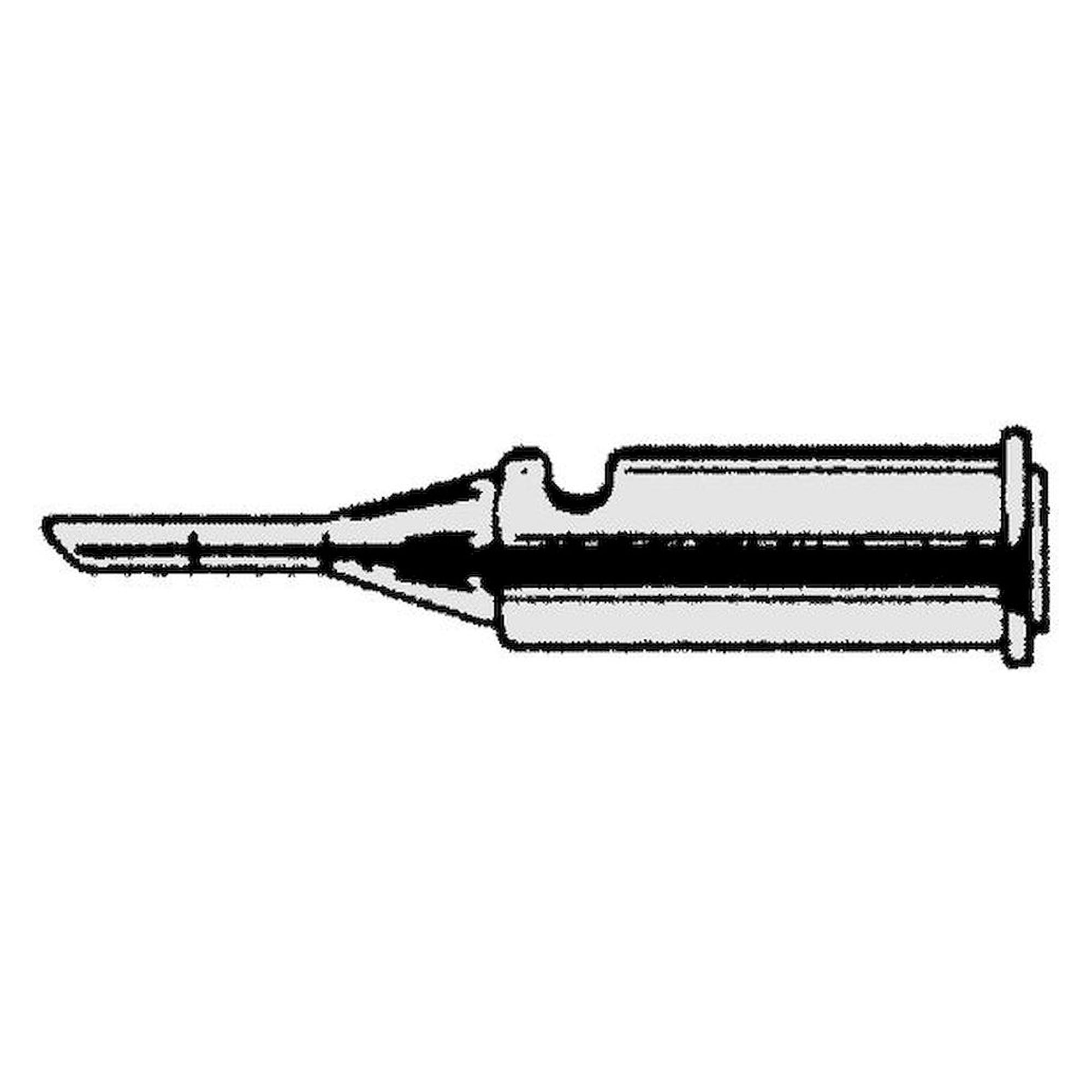 Weller T0051612599. Lötspitze Pyropen 70-01-06 konisch abgeschrägt D: 2 mm