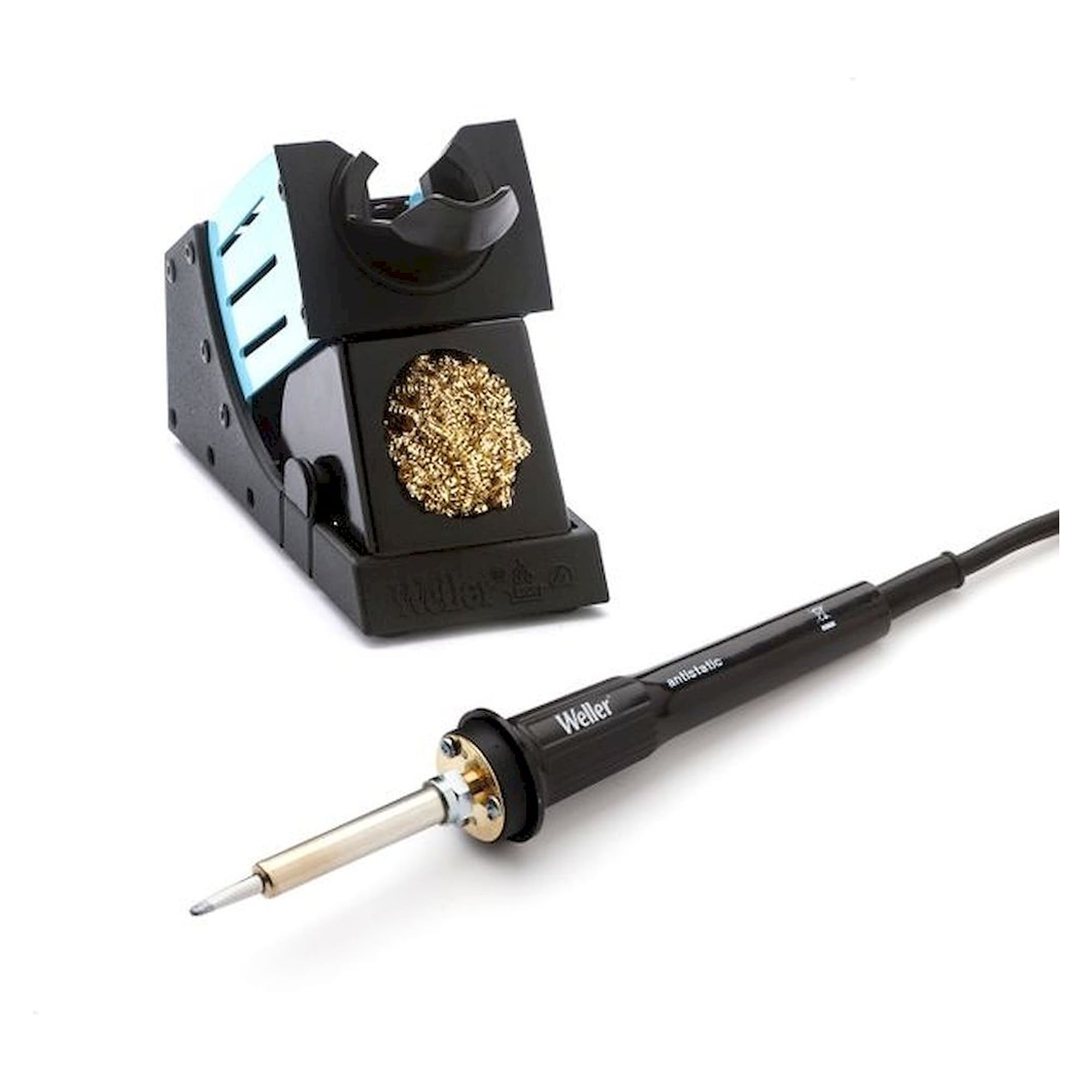 Weller T0052918799N. LR 21 Set, soldering iron with safety rest, 50 W, Silver-Line technology
