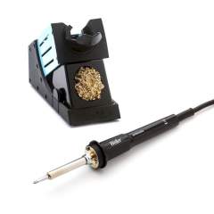 Weller T0052918799N. LR 21 Set, soldering iron with safety rest, 50 W, Silver-Line technology