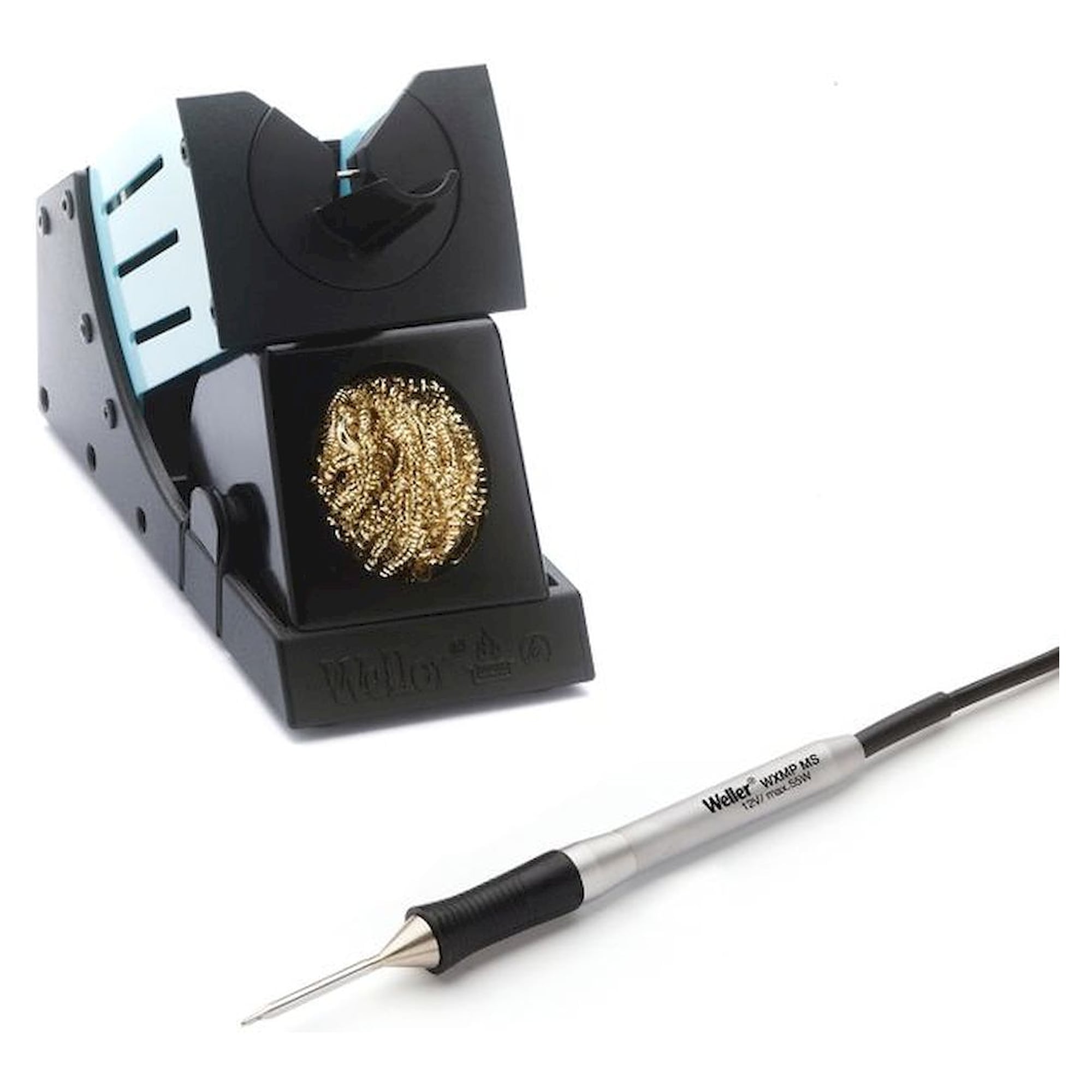 Weller T0052921799N. WXMP MS Set, micro soldering iron with safety rest, 40 W, Active-Tip technology