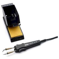 Weller T0053313399N. WTA 50 Set, Desoldering tweezers with safety rest, 2x 50 W, Silver-Line technology