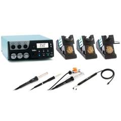 Weller T0053368699N. WR 3000M, digitale 3-Kanal-Reworkstation, 360 W (400 W), für horizontales Arbeiten