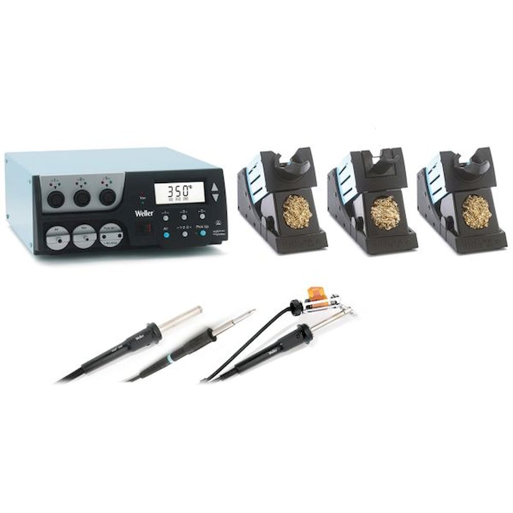 Weller T0053368870N. WR 3000MER, digitale 3-Kanal-Löt- und Entlötstation, 360 W (400 W)