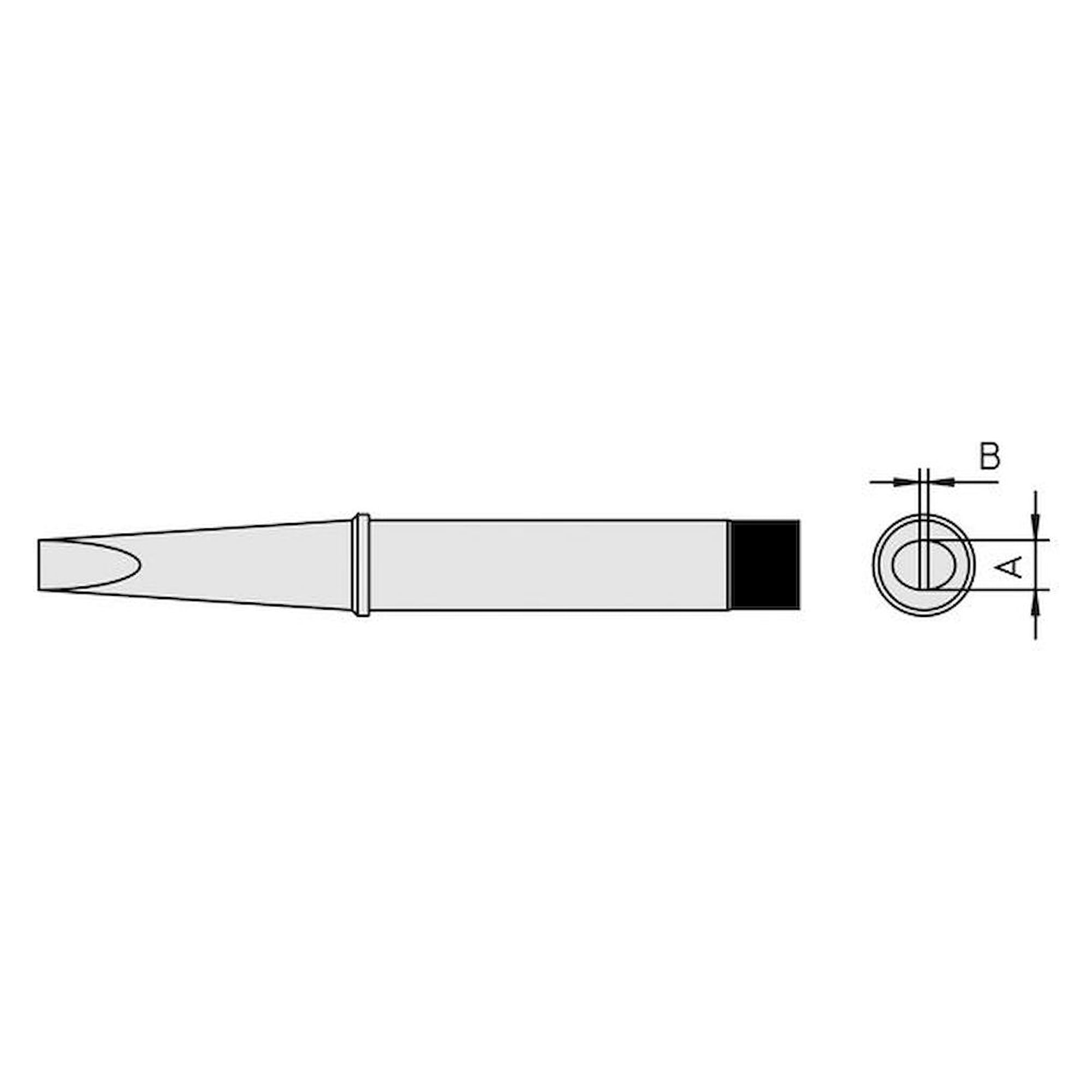 Weller T0054240899N. CT2 E8 Lötspitze Meißelform 425°C, 7 mm