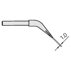 Weller T0054414599. WTA 1S Points bent 45°, chisel-shaped 0.5x0.5 mm