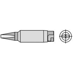 Weller T0054426799. HT C waver soldering tip Chisel shape long 3.2 mm, W: 3.2 mm D: 1.0 mm