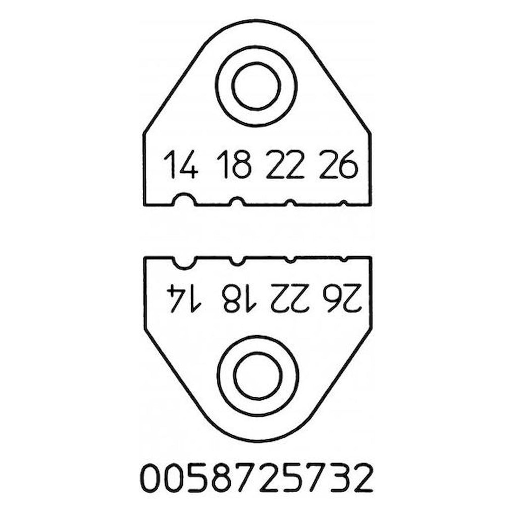 Weller T0058725732. Stripping knife set for WST20/WST82