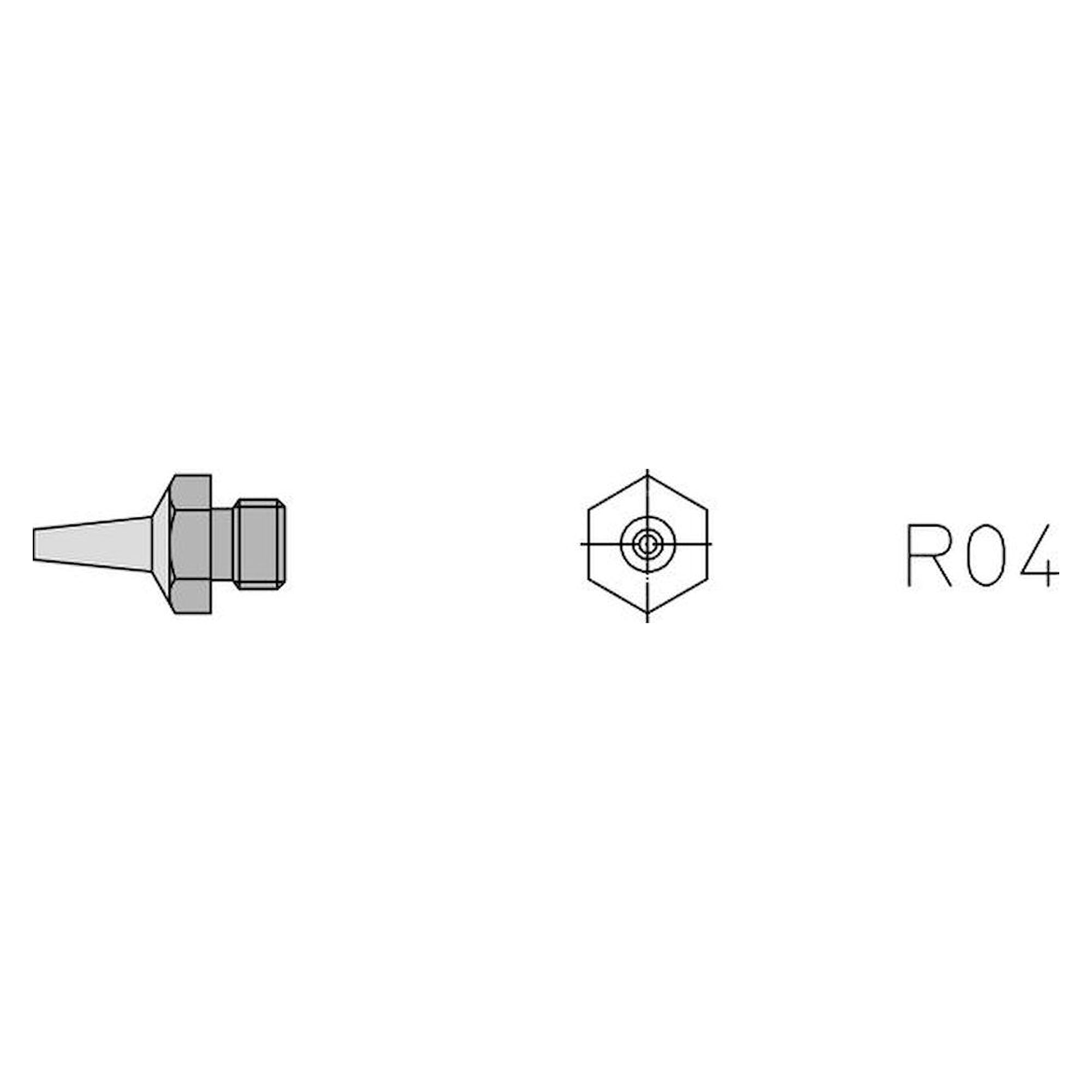 Weller T0058727821. R04 Runddüse, D: 1,2 mm