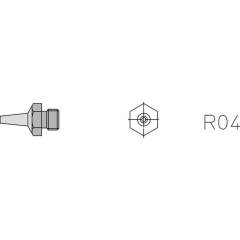 Weller T0058727821. R04 Ro with nozzle, D: 1.2 mm