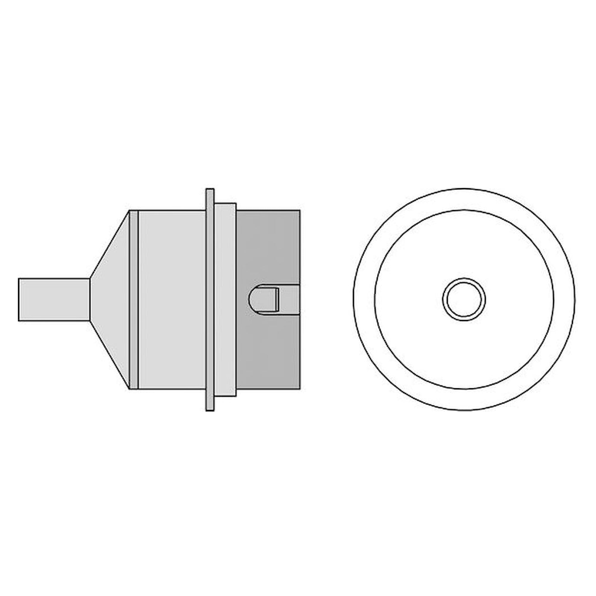 Weller T0058736867N. Buse ronde à air chaud NR05, D : 4 mm