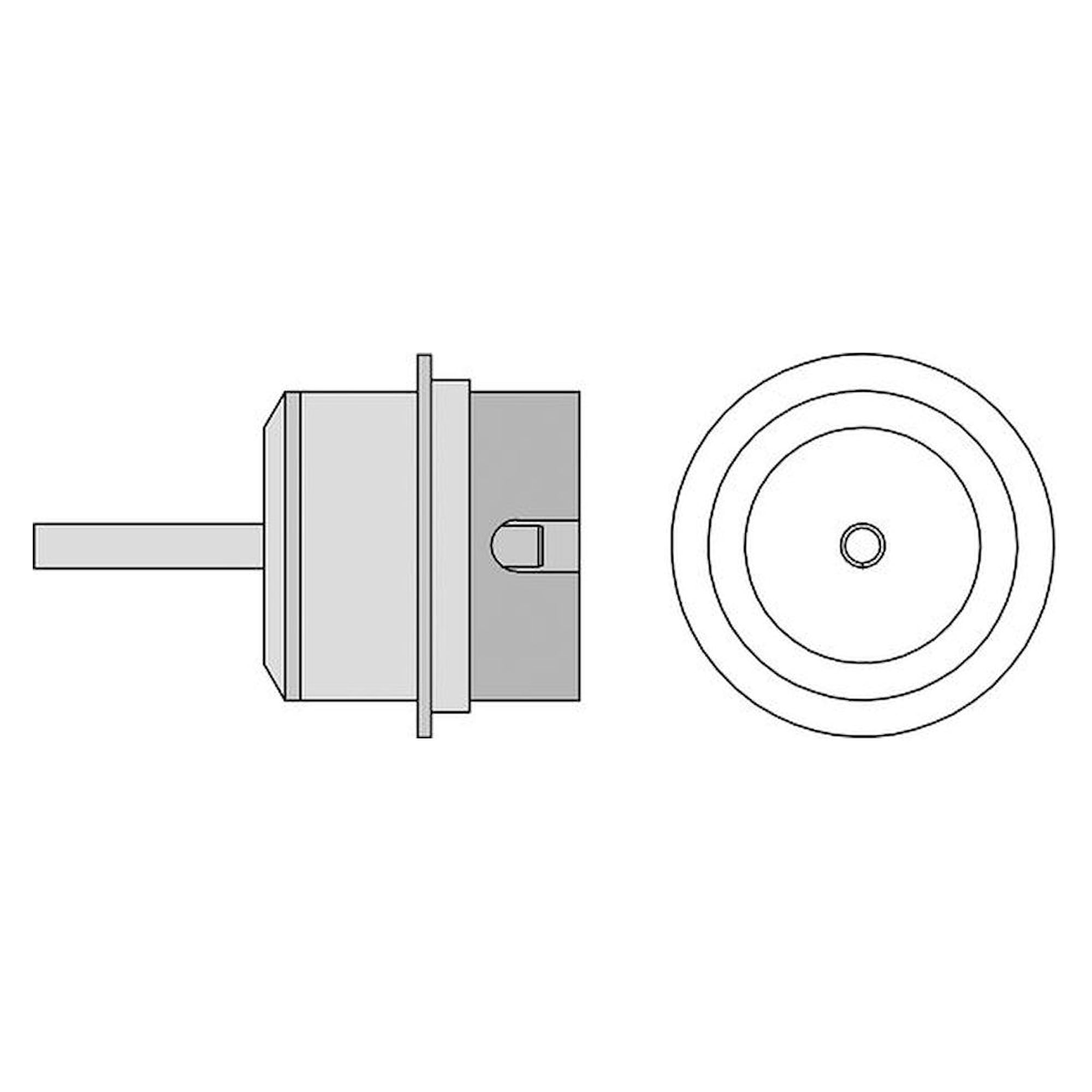 Weller T0058736881N. Buse ronde à air chaud NR04, D : 2,5 mm