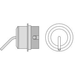 Weller T0058736882N. NR02 Hot air ro with nozzle, D: 1.7 mm, 45