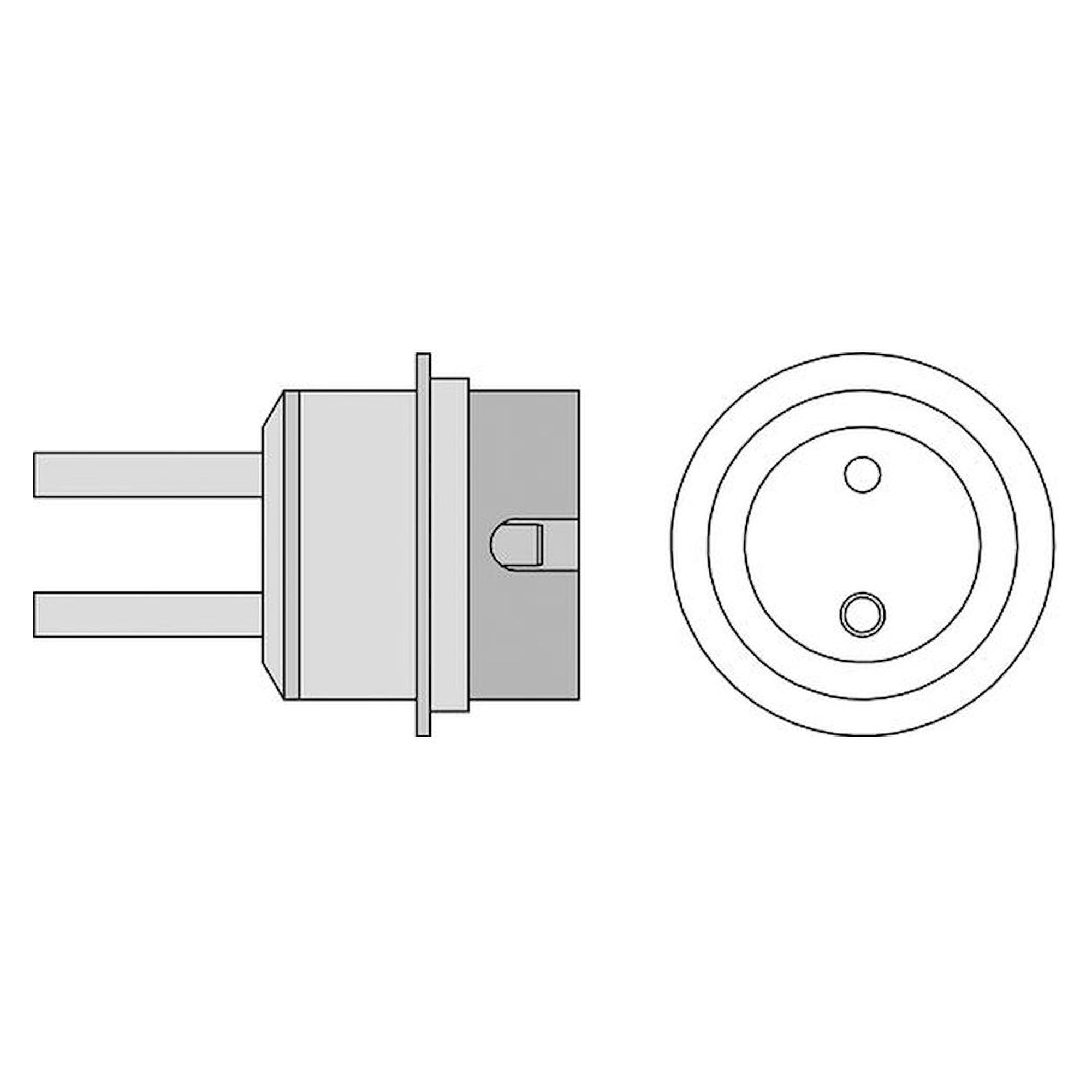 Weller T0058736883N. DR05 Hot air dual nozzle, 2x2.5 mm, without vacuum