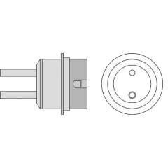 Weller T0058736883N. DR05 Hot air dual nozzle, 2x2.5 mm, without vacuum