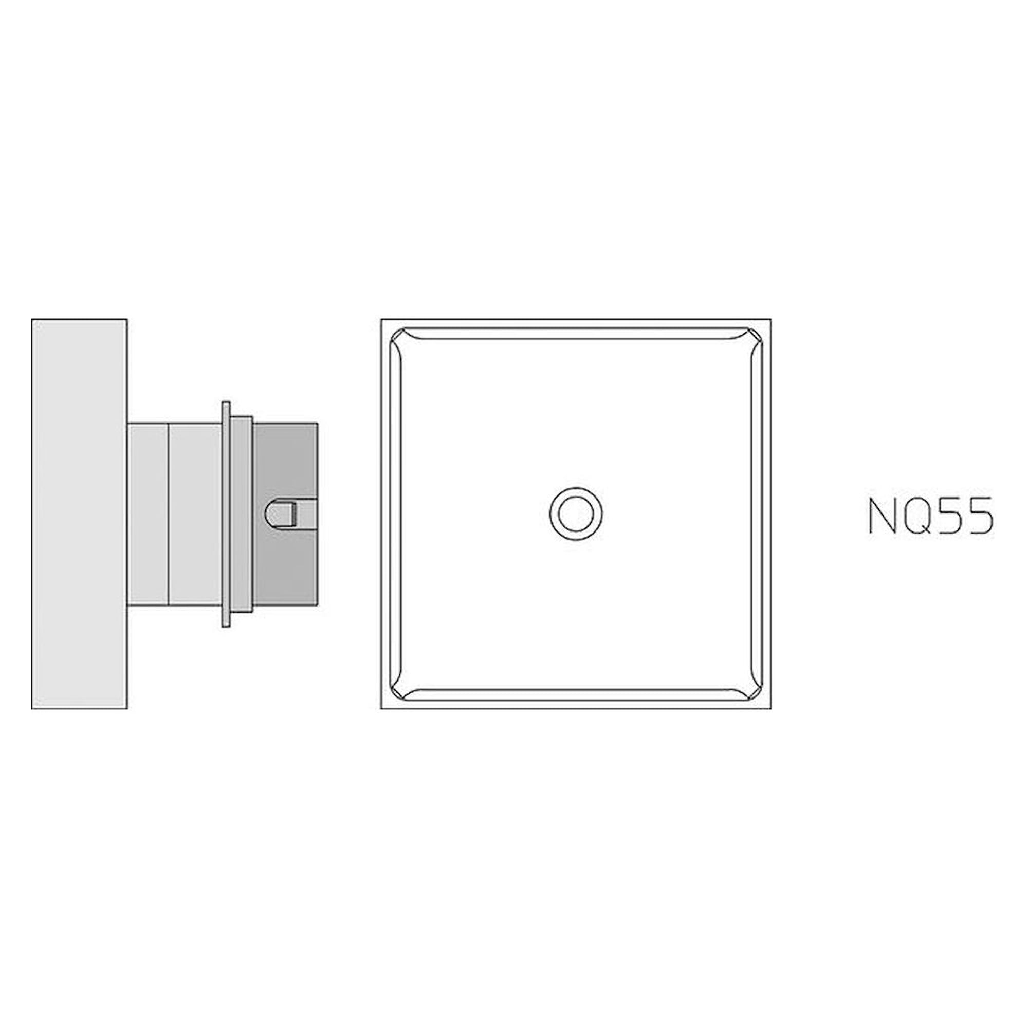 Weller T0058736890N. NQ55 Hot air nozzle, 4 sides heated, 43x43 mm