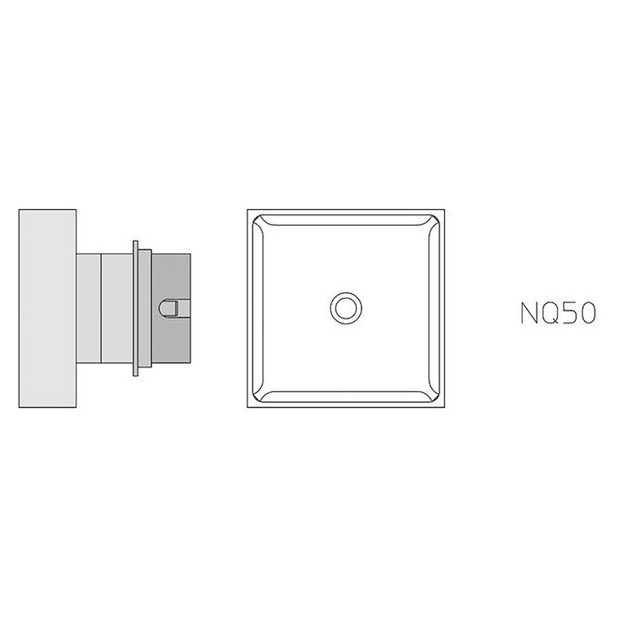 Weller T0058736891N. NQ50 Hot air nozzle, 4 sides heated, 36x36 mm