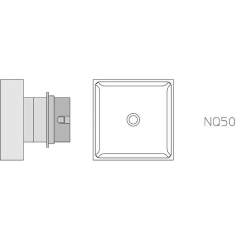 Weller T0058736891N. NQ50 Hot air nozzle, 4 sides heated, 36x36 mm