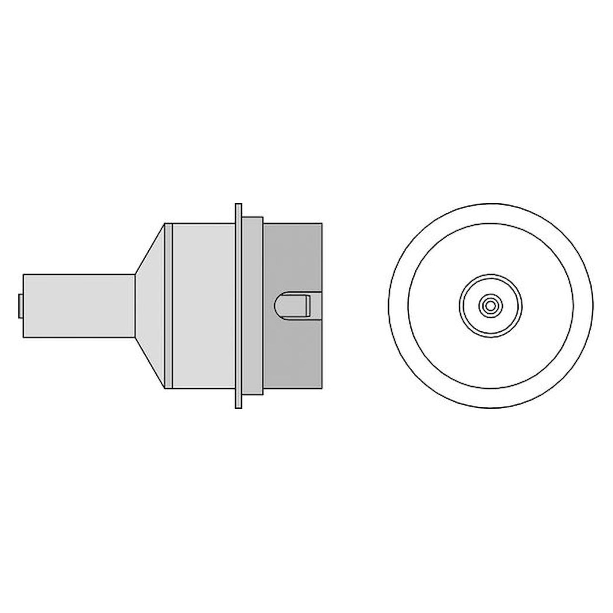 Weller T0058750770N. NRV07 Hot air nozzle with vacuum, D: 7 mm