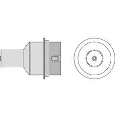 Weller T0058750772N. NRV10 Hot air nozzle with vacuum, D: 10 mm