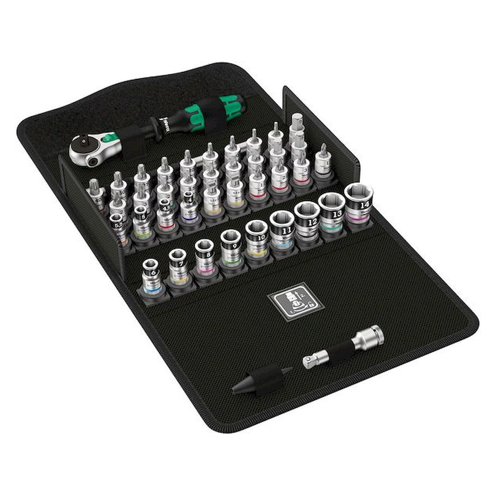 Wera 5003755001. Knarrensatz, 41-teilig Zyklop Speed 8100 SA All-In