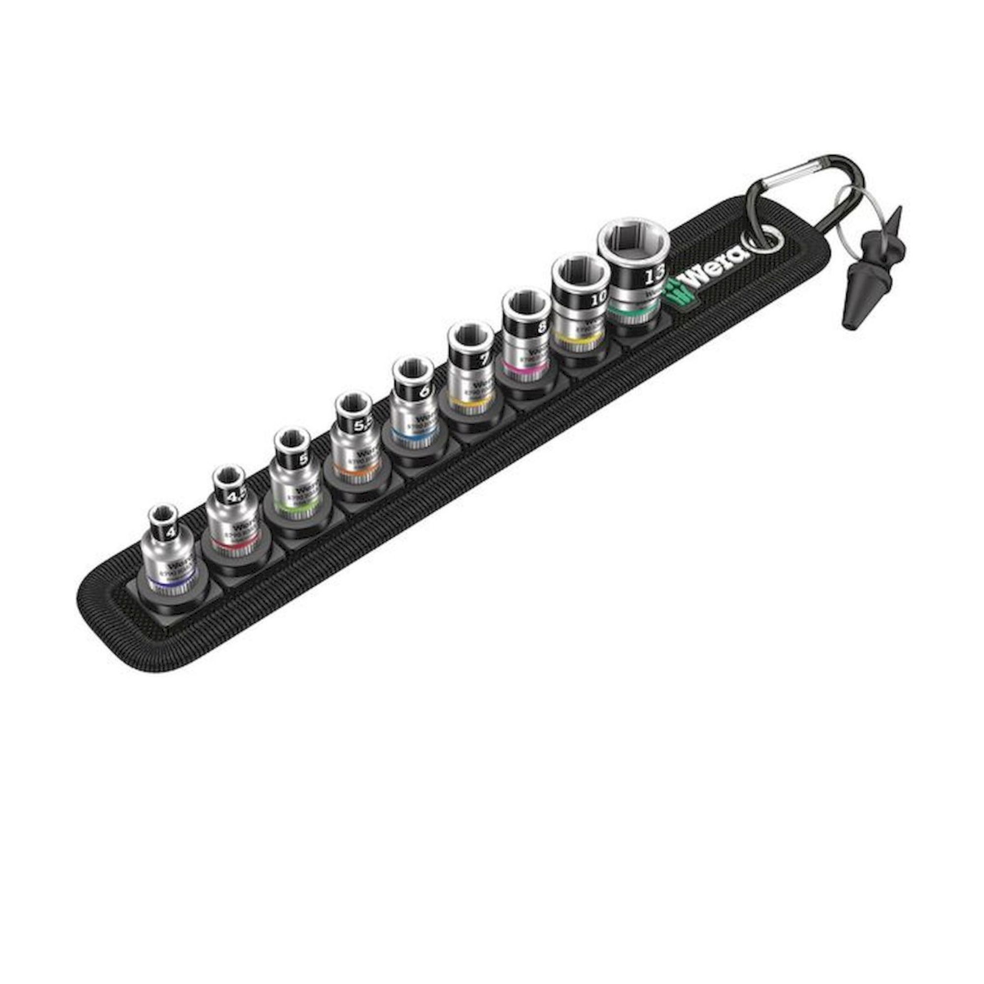 WERA 5003880001. Socket wrench insert set Belt A 1