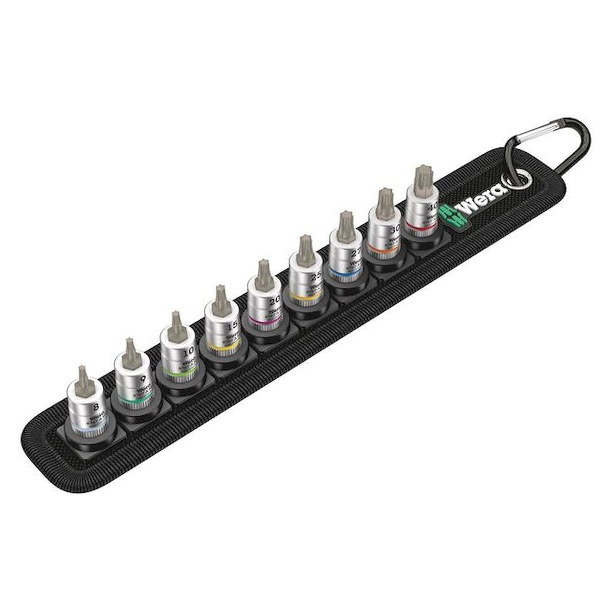 WERA 5003882001. Bitnut set Torx Belt A 3