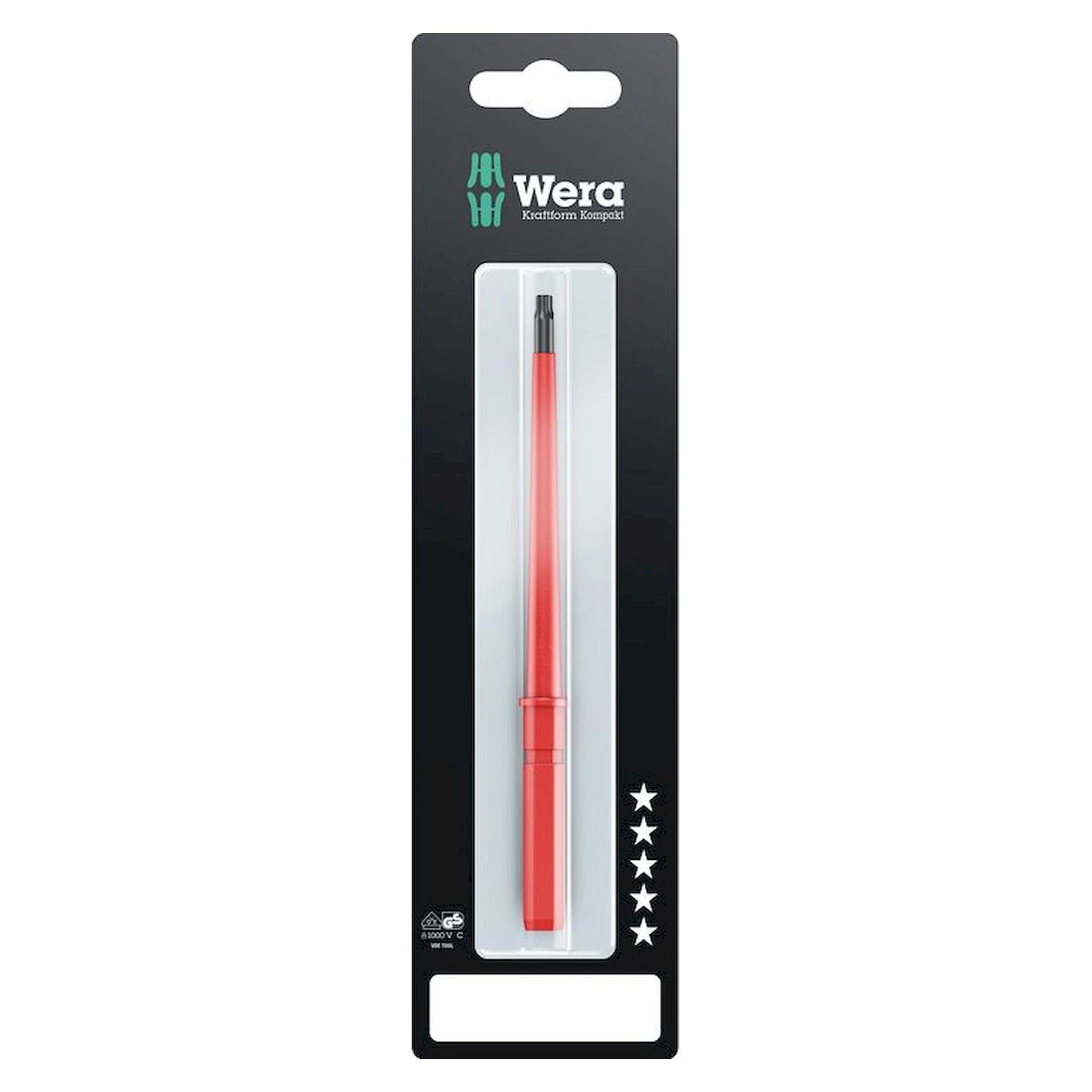 WERA 5004433001. Kraftform Kompakt VDE 67 i TORX® SB, TX 20 x 154 mm