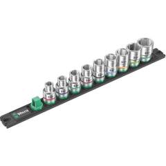 WERA 5005480001. Nut magnetic bar C Imperial 1 Zyklop socket set, 1/2" drive, inch, 9 pieces