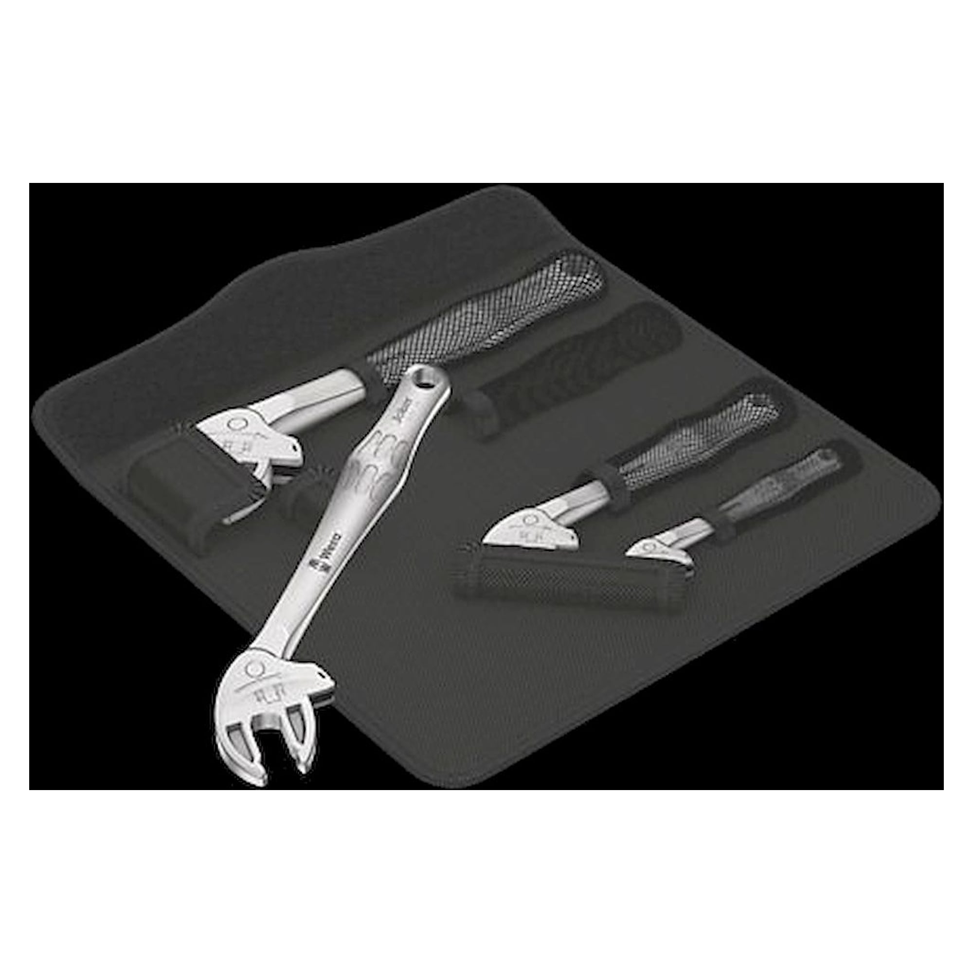 Wera 5020110001. 6004 Joker 4 Set 1 Selbstjustierender Maulschlüssel-Satz, 4‑teilig