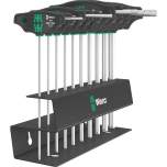 WERA 5023454001. Cross-handle screwdriver set 454/10 HF Imperial 2, Hex-Plus with holding function, inch, 10 pieces