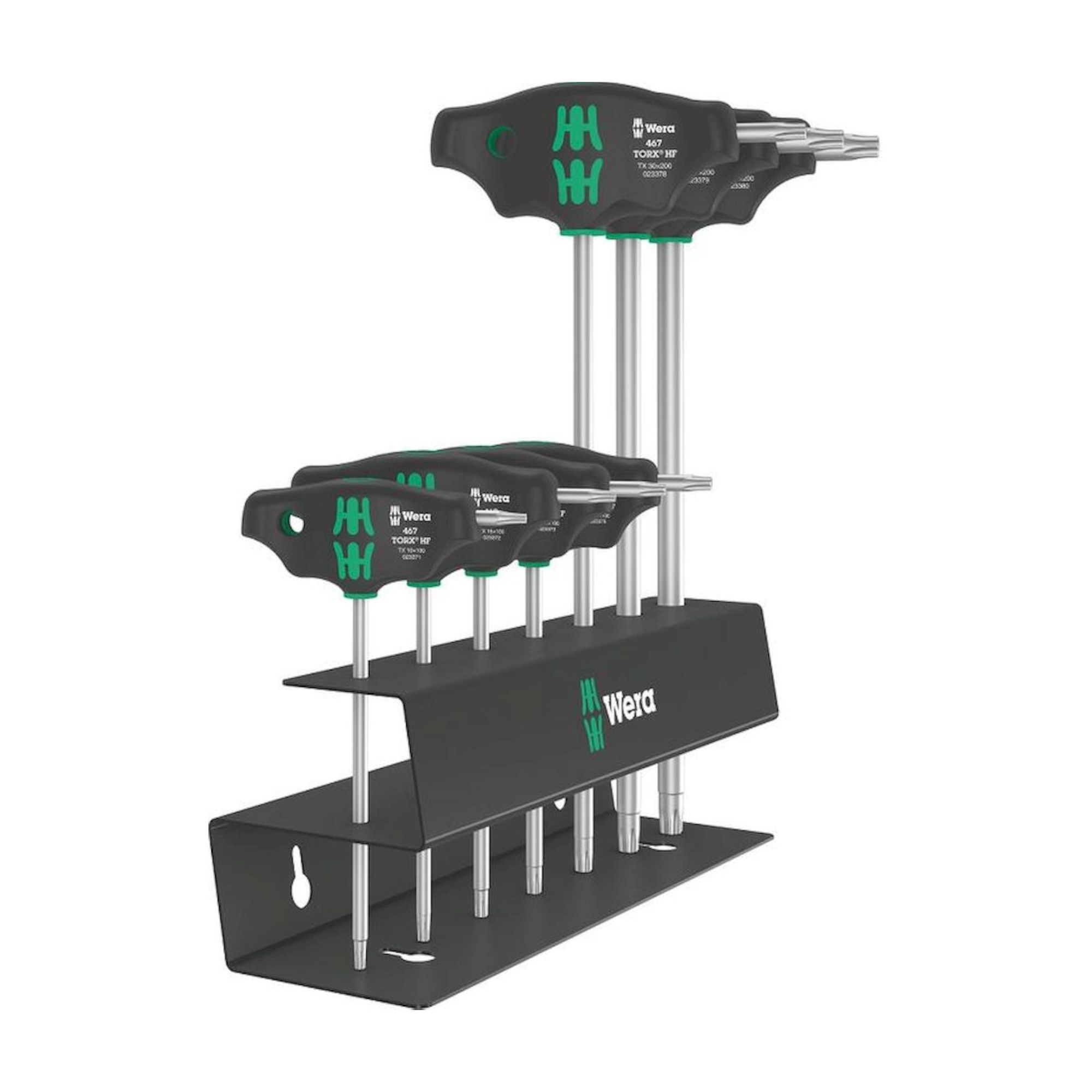 WERA 5023456001. Cross-handle TORX® screwdriver set 467/7 TORX® HF 2, with holding function, 7 pieces