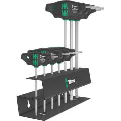 WERA 5023456001. Cross-handle TORX® screwdriver set 467/7 TORX® HF 2, with holding function, 7 pieces