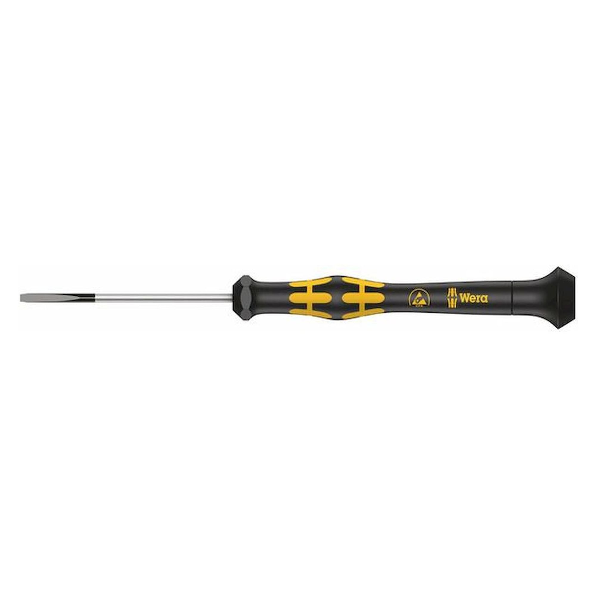 WERA 5030103001. ESD-Schraubendreher Schlitz 1578 A ESD Micro, 0,40 x 2,0 x 60 mm
